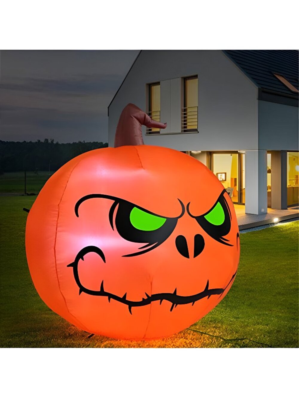 Sizonjoy 4 Ft Halloween Blow up Inflatable Pumpkin Decoration-Lighted Halloween